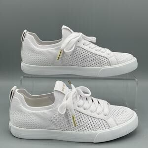 NEW Nine West Women’s Looki Mesh Lace up Sneakers White Size 6.5M